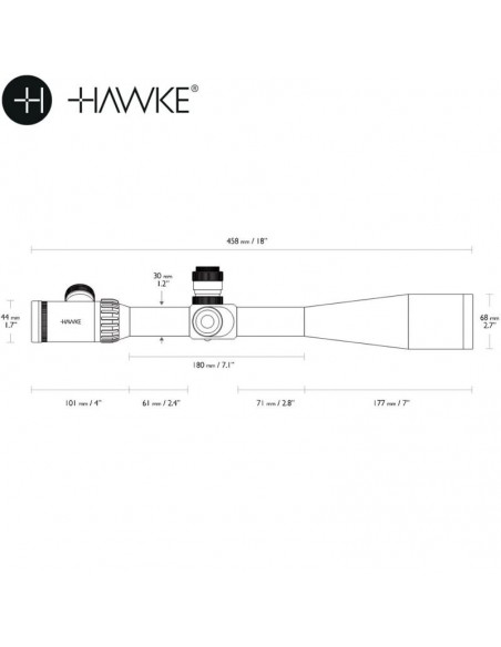 Hawke Sidewinder ED 10-50×60 TMX